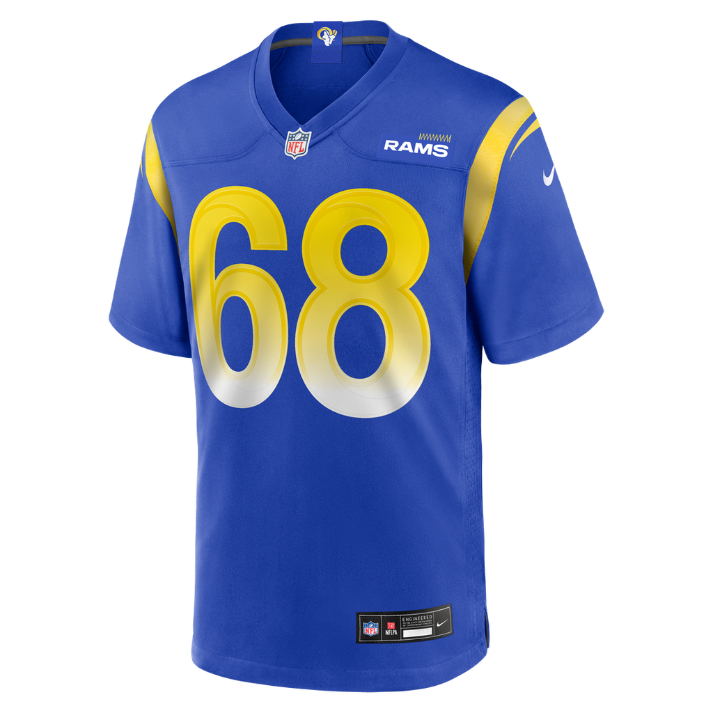 David Quessenberry Los Angeles Rams Nike Team Game Official Jersey -  Royal