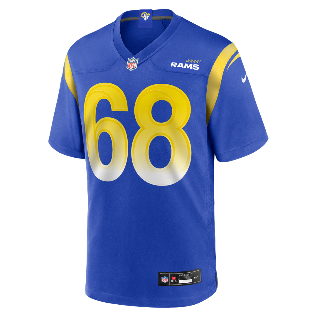 David Quessenberry Los Angeles Rams Nike Team Game Official Jersey -  Royal