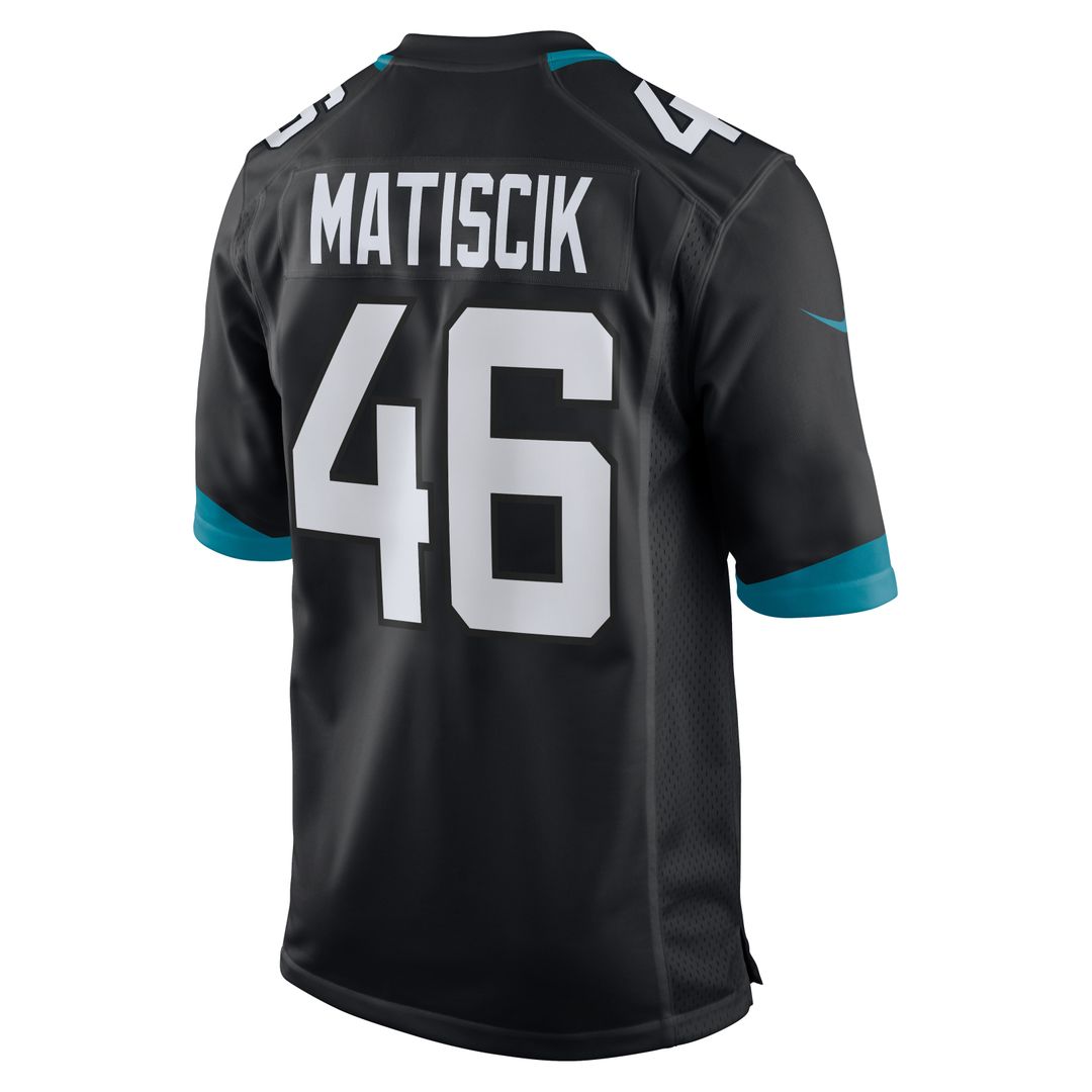 Ross Matiscik Jacksonville Jaguars Nike Alternate Game Official Jersey - Black