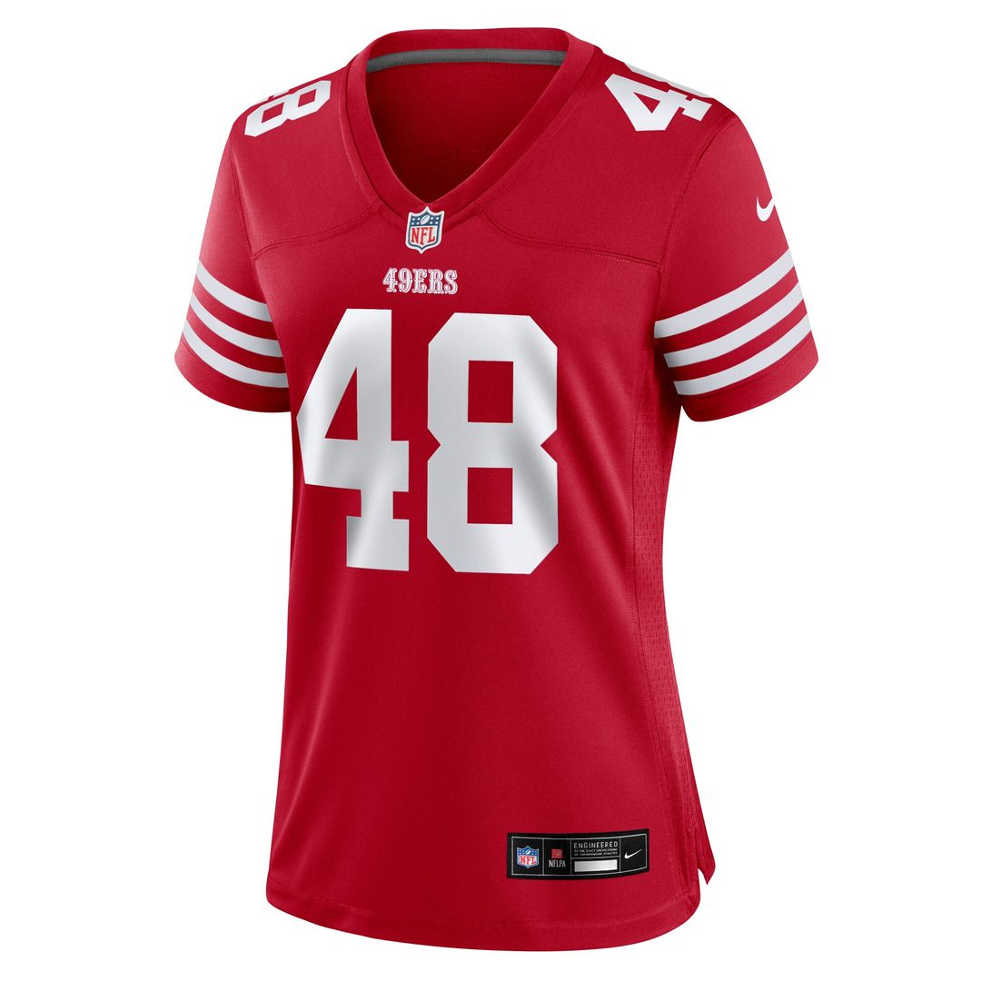Tatum Bethune San Francisco 49ers Nike Women's Team Game Official Jersey -  Scarlet
