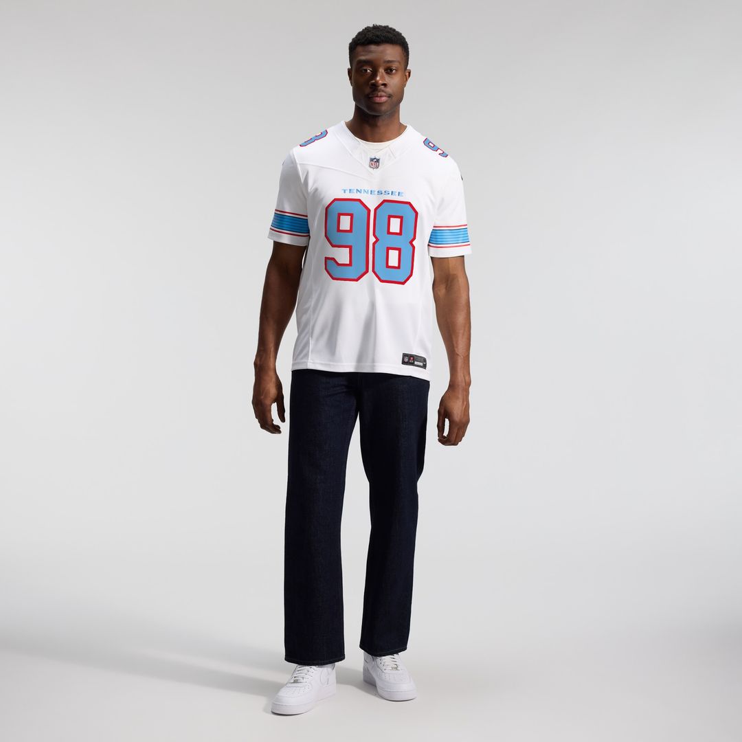 Jeffery Simmons Tennessee Titans Nike Vapor F.U.S.E. Stitched Limited Official Jersey - White