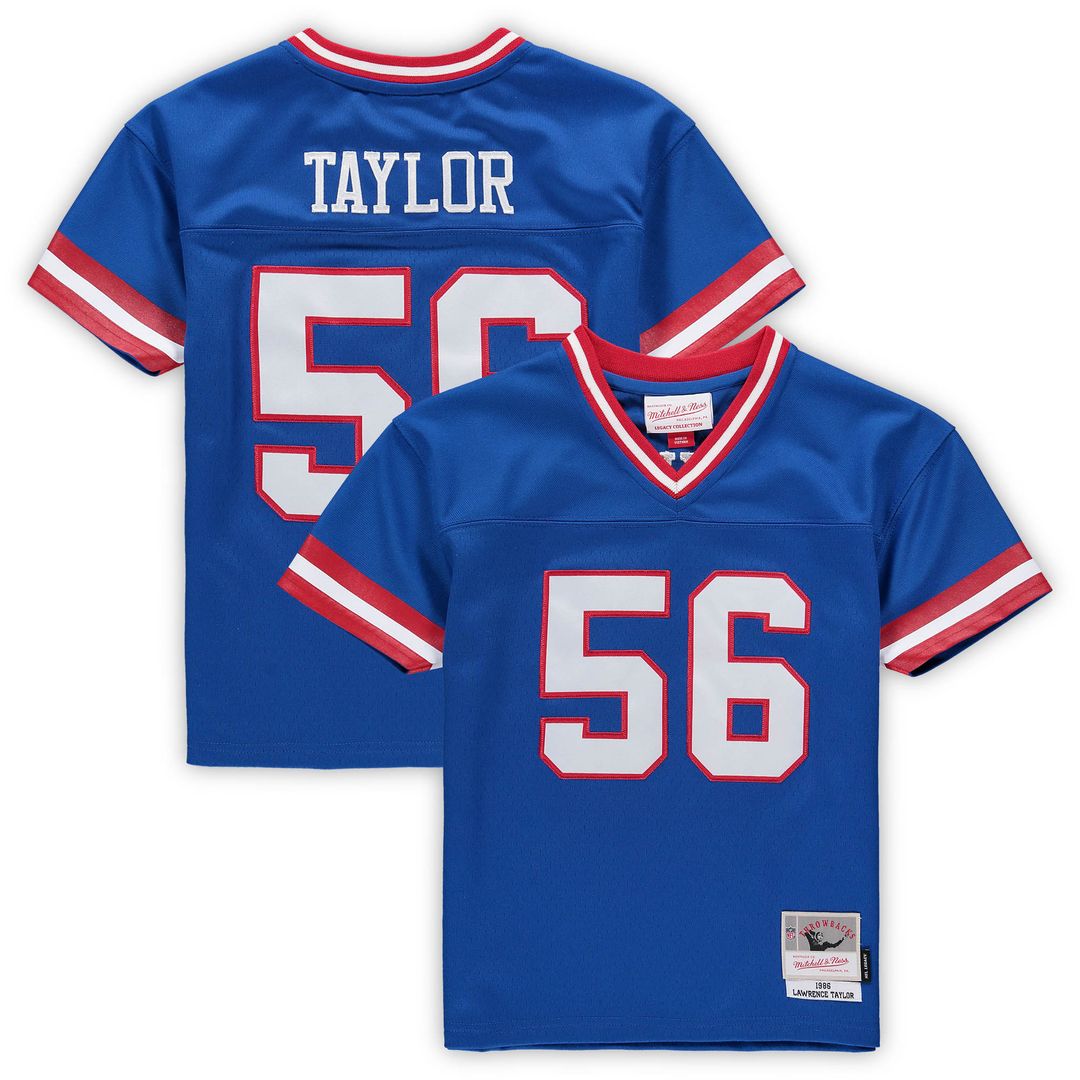 Lawrence Taylor New York Giants Mitchell & Ness Male Preschool Retired Legacy Official Jersey - Royal