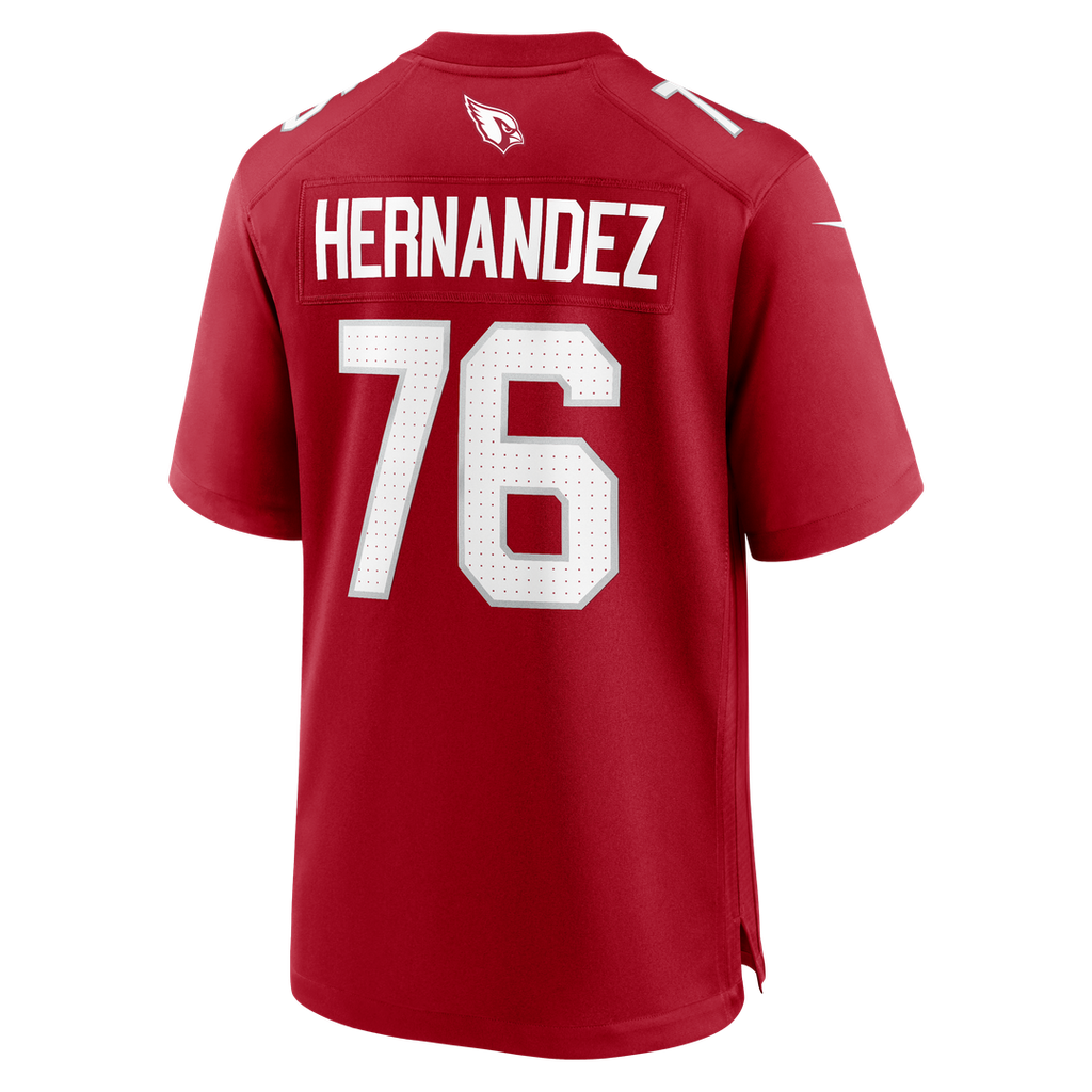 Will Hernandez Arizona Cardinals Nike Team Game Jersey - Cardinal