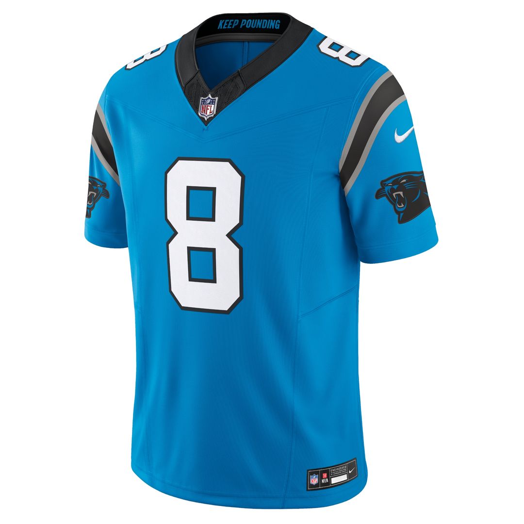 Jaycee Horn Carolina Panthers Nike Vapor F.U.S.E. Limited Official Jersey - Blue