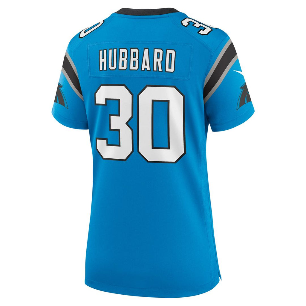 Chuba Hubbard Carolina Panthers Nike Women's Alternate Game Jersey - Blue