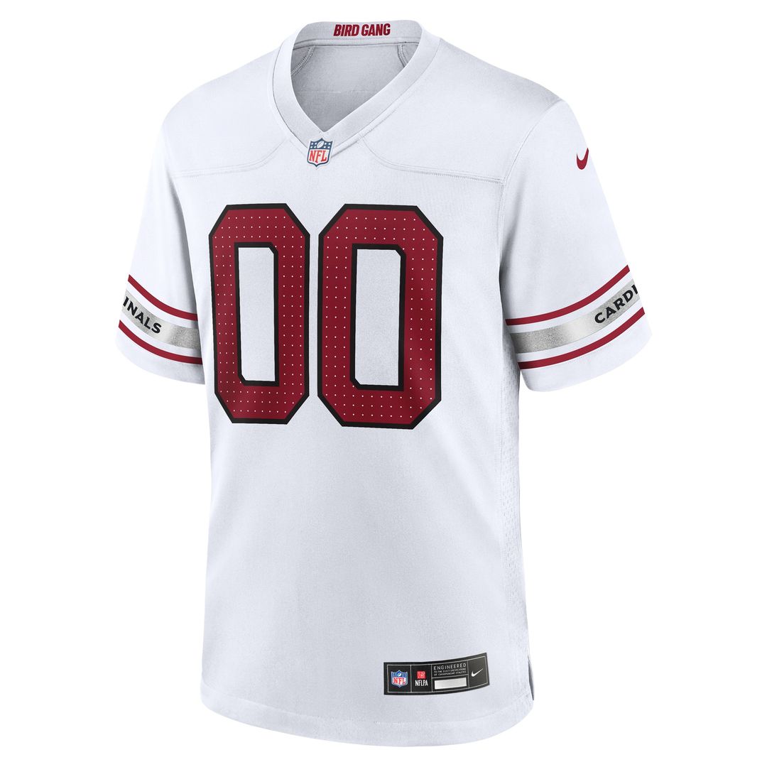 Arizona Cardinals Nike Custom Game Official Jersey - White