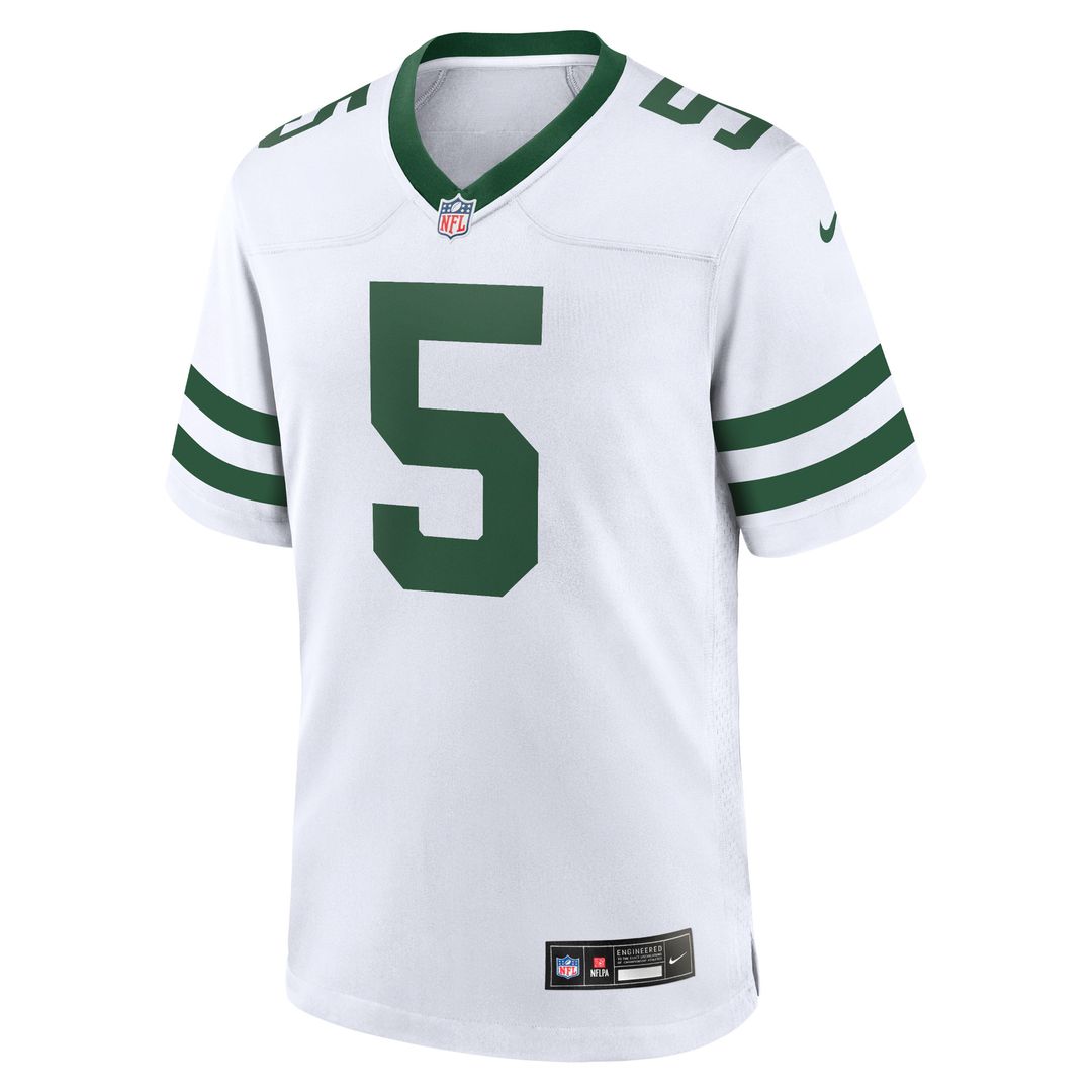 Garrett Wilson New York Jets Nike Game Official Jersey - Legacy Green