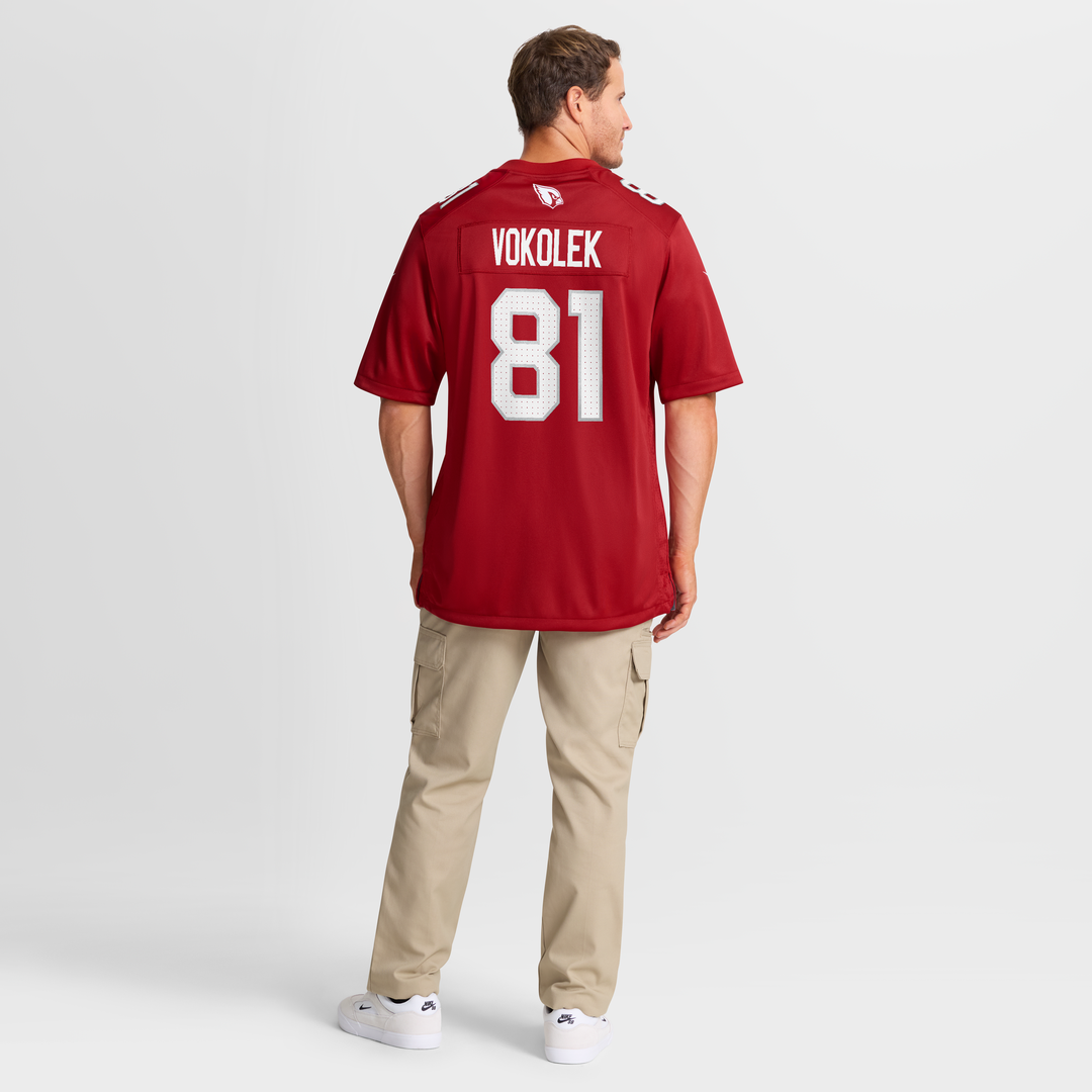 Travis Vokolek Arizona Cardinals Nike Team Game Jersey - Cardinal