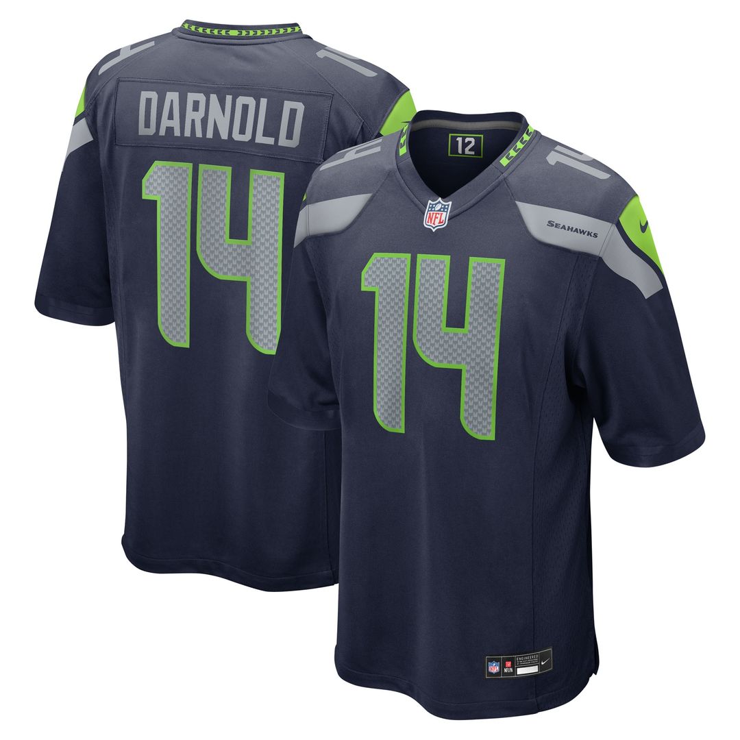Sam Darnold Seattle Seahawks Nike Youth Team Game Official Jersey - College Navy