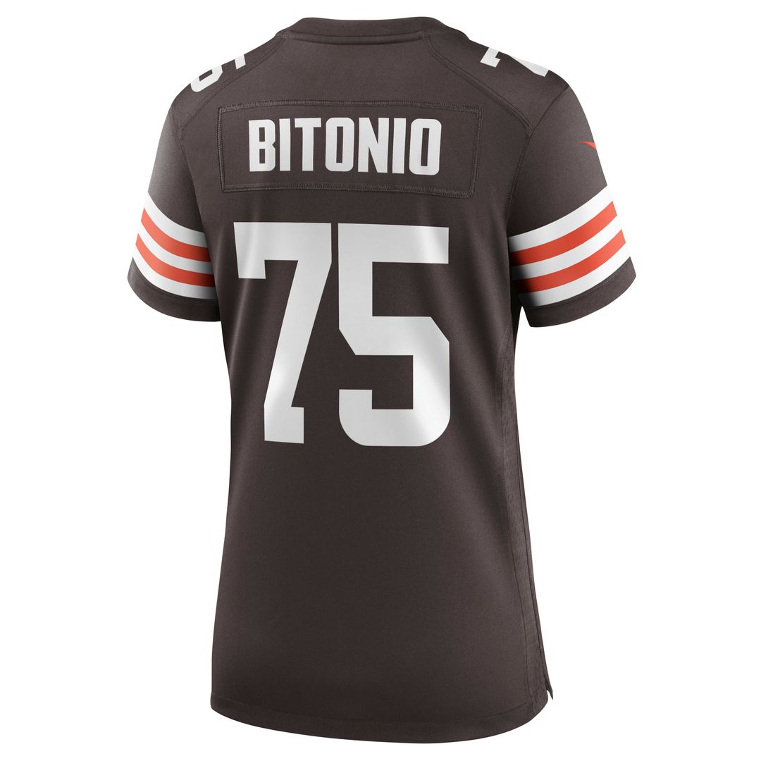 Joel Bitonio Cleveland Browns Nike Women's Game Official Jersey - Brown