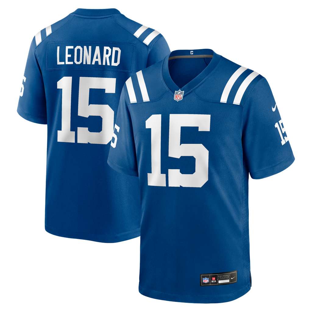 Riley Leonard Indianapolis Colts Nike Team Game Official Jersey -  Royal