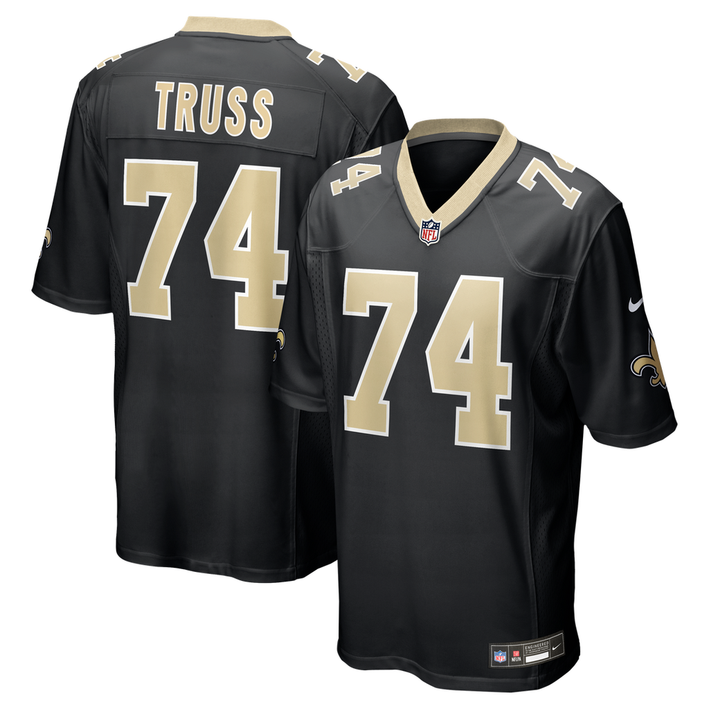 Xavier Truss New Orleans Saints Nike Team Game Jersey - Black