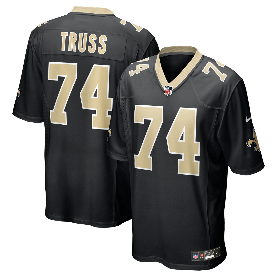 Xavier Truss New Orleans Saints Nike Team Game Jersey - Black