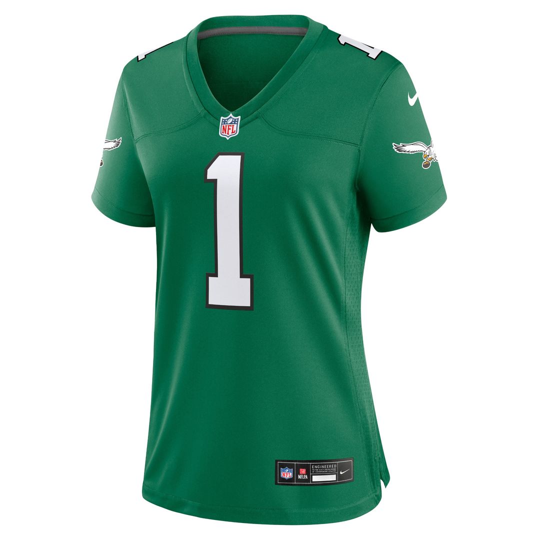 Jalen Hurts Philadelphia Eagles Nike Women's Game Player Official Jersey - Kelly Green