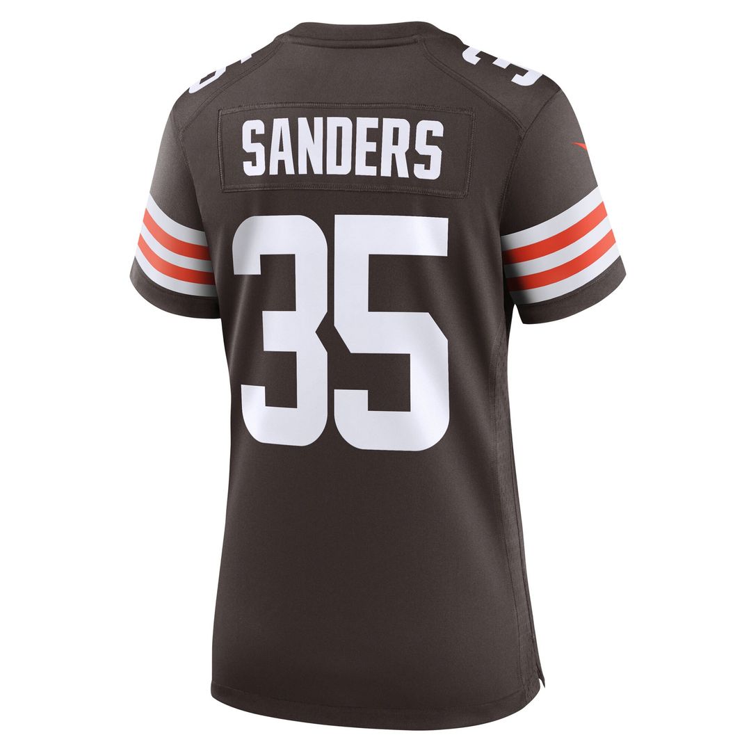 Raheim Sanders Cleveland Browns Nike Women's Team Game Jersey - Brown