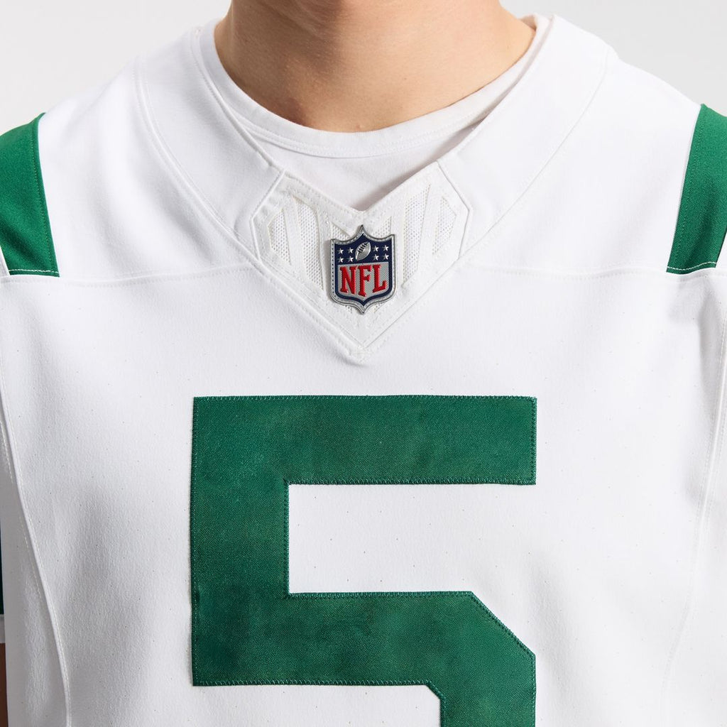 Garrett Wilson New York Jets Nike Classic Alternate Vapor F.U.S.E. Elite Official Jersey - White