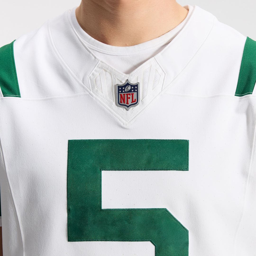 Garrett Wilson New York Jets Nike Classic Alternate Vapor F.U.S.E. Elite Official Jersey - White