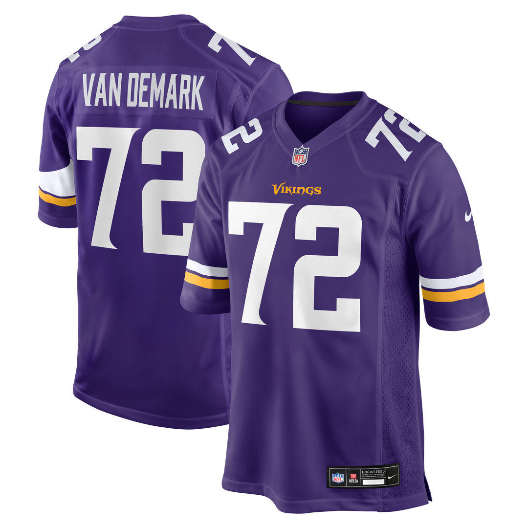 Ryan Van Demark Minnesota Vikings Nike Team Game Jersey - Purple