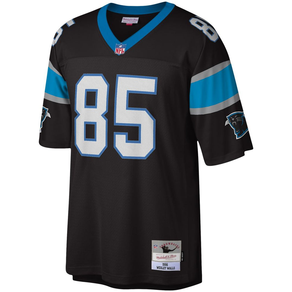 Wesley Walls Carolina Panthers Mitchell & Ness Legacy Replica Official Jersey - Black