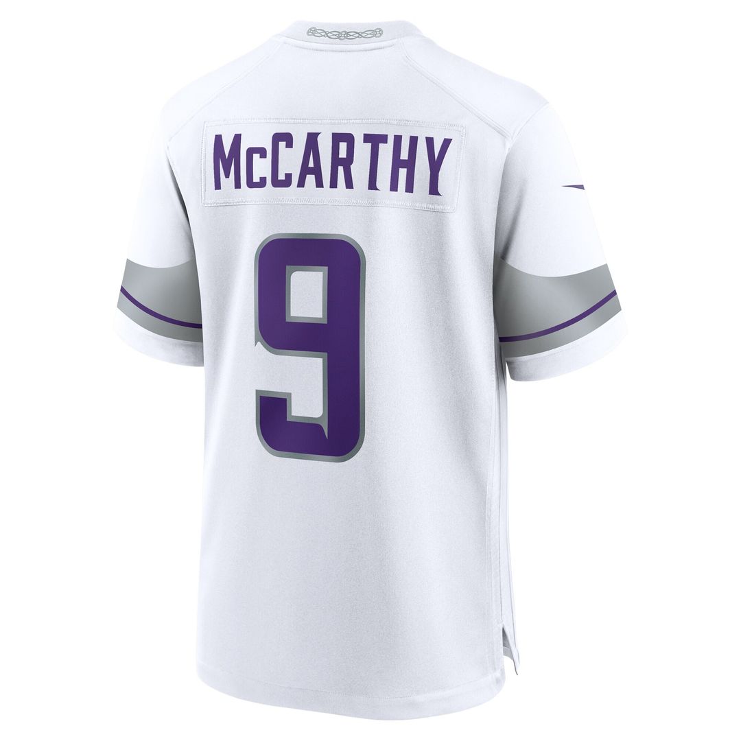 J.J. McCarthy Minnesota Vikings Nike  Player Game Official Jersey - Purple