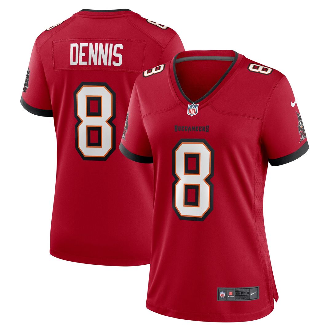 SirVocea Dennis Tampa Bay Buccaneers Nike Women's Game Official Jersey - Red