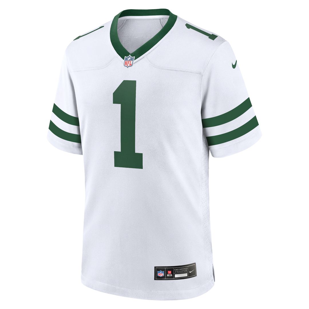 Ahmad Sauce Gardner New York Jets Nike Game Official Jersey - Legacy White