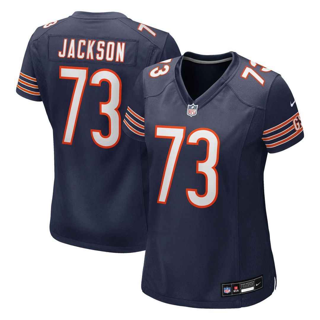 Jonah Jackson Chicago Bears Nike Women's Team Game Official Jersey -  Navy
