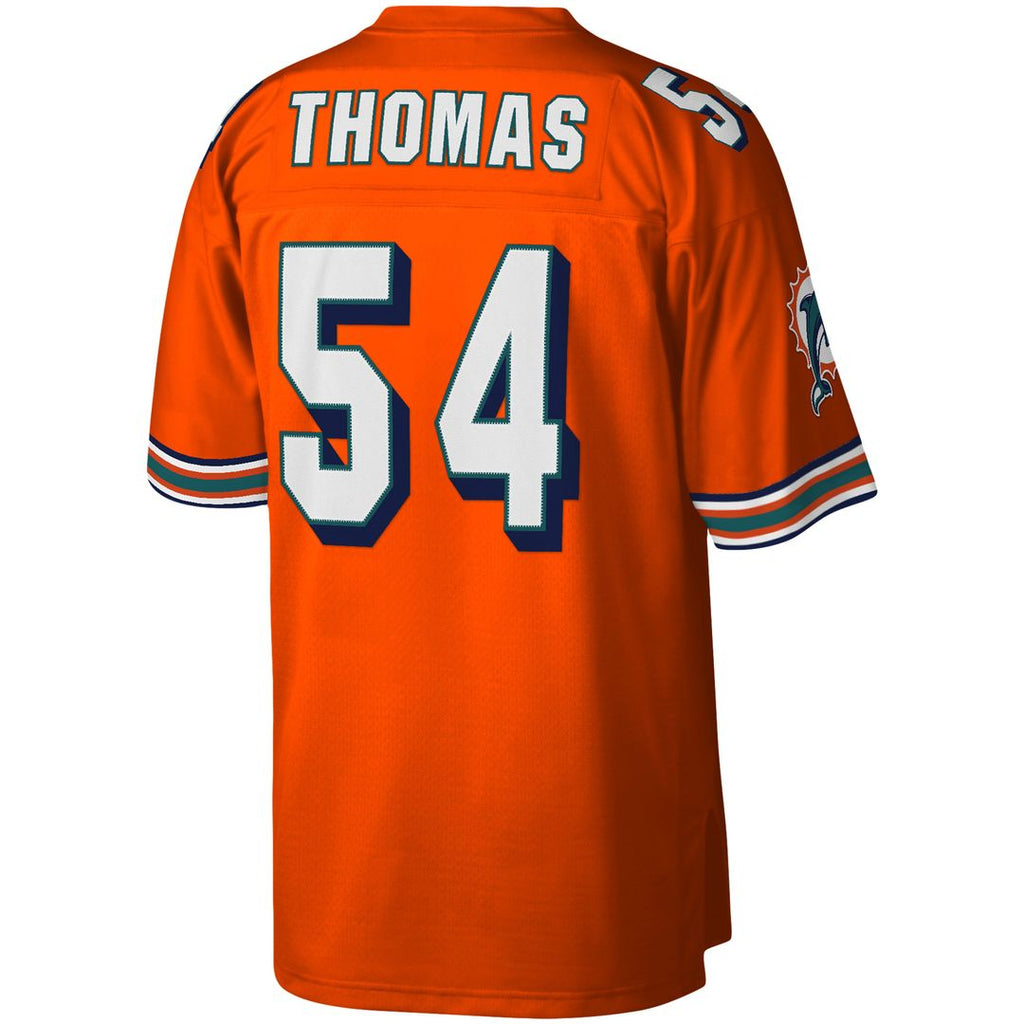 Zach Thomas Miami Dolphins Mitchell & Ness Legacy Replica Official Jersey - Aqua