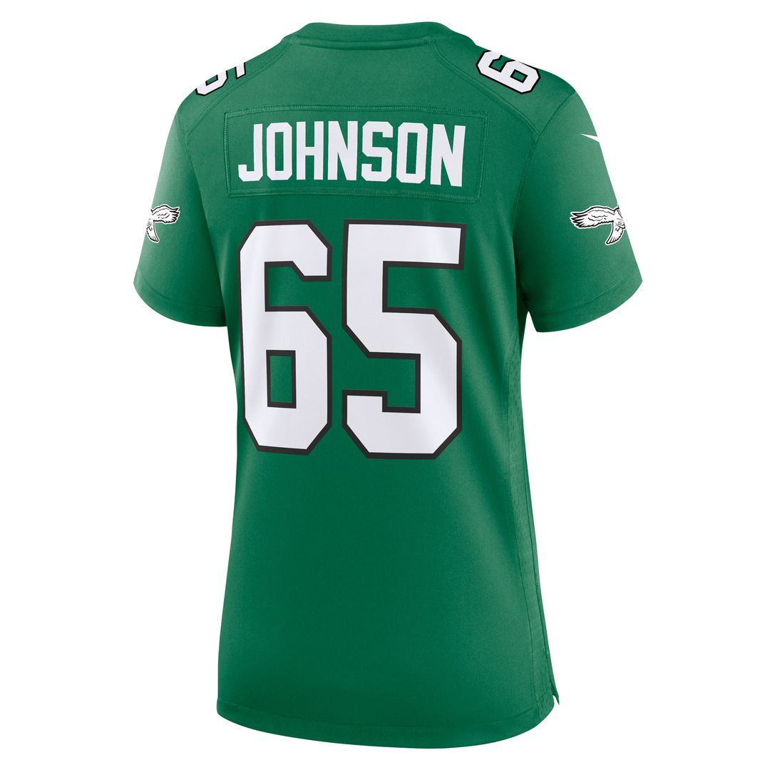 Lane Johnson Philadelphia Eagles Nike Women's Alternate Game Official Jersey - Kelly Green
