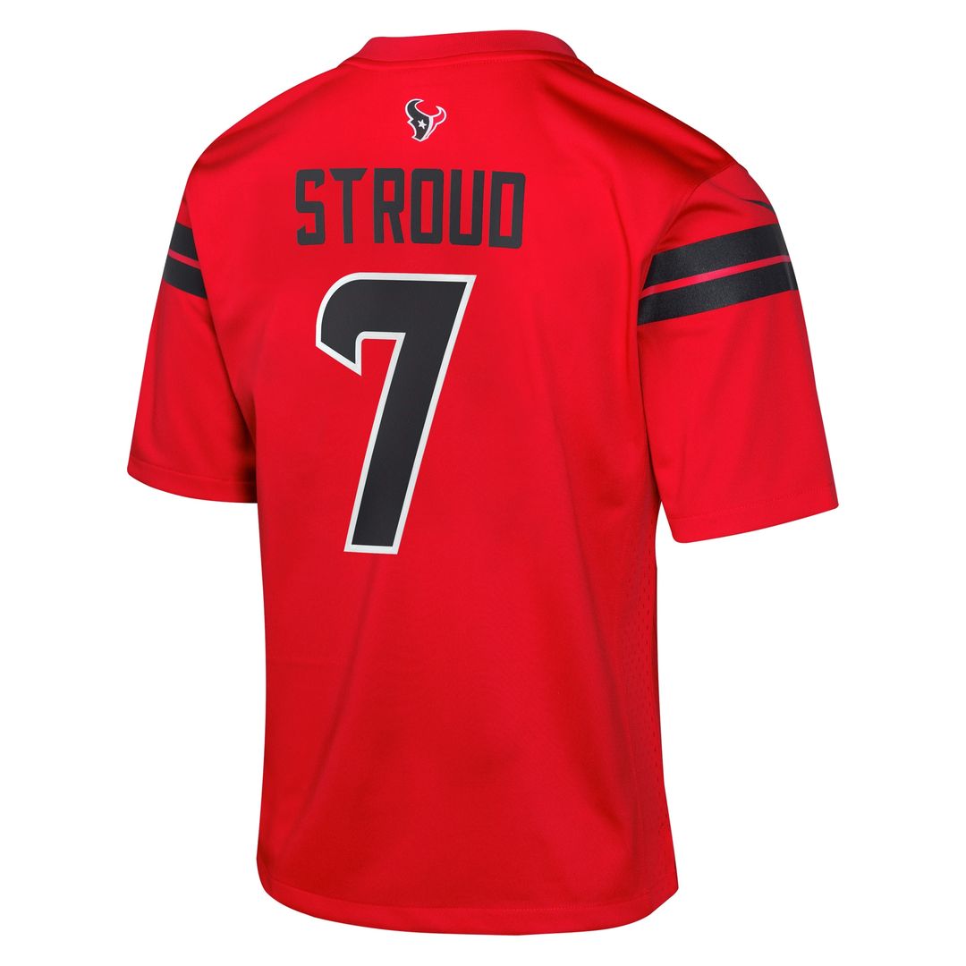 C.J. Stroud Houston Texans Nike Youth Game Official Jersey - Red