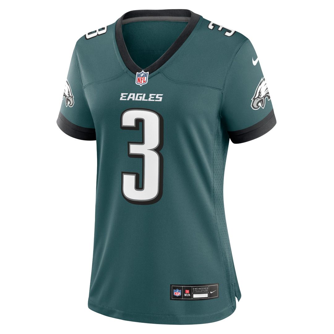 Nolan Smith Philadelphia Eagles Nike Women's Team Game Official Jersey - Midnight Green