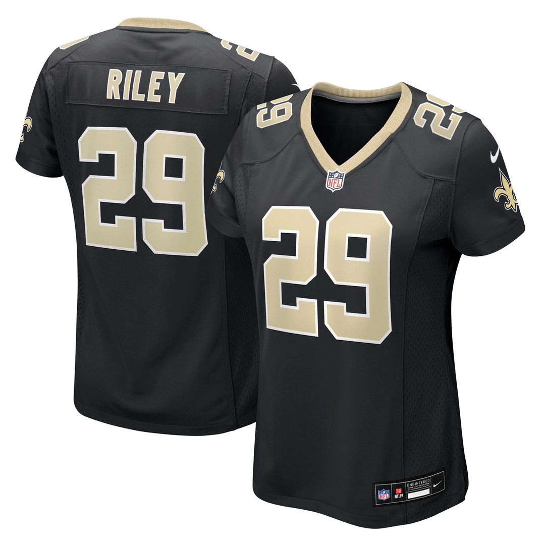 Quincy Riley New Orleans Saints Nike Women's Team Game Jersey - Black