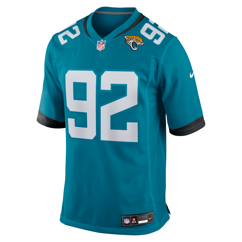 Danny Striggow Jacksonville Jaguars Nike Team Game Jersey - Teal