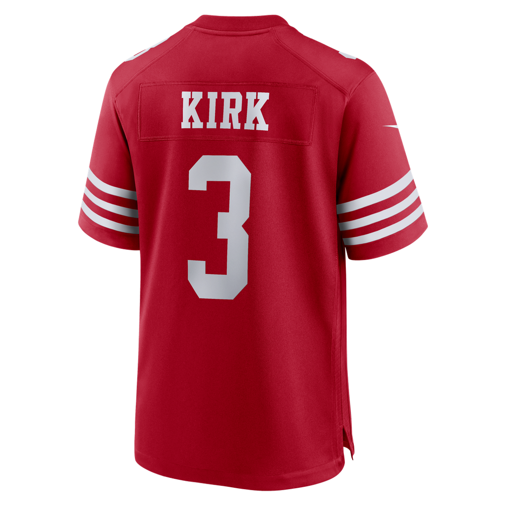Christian Kirk San Francisco 49ers Nike Team Game Official Jersey -  Scarlet