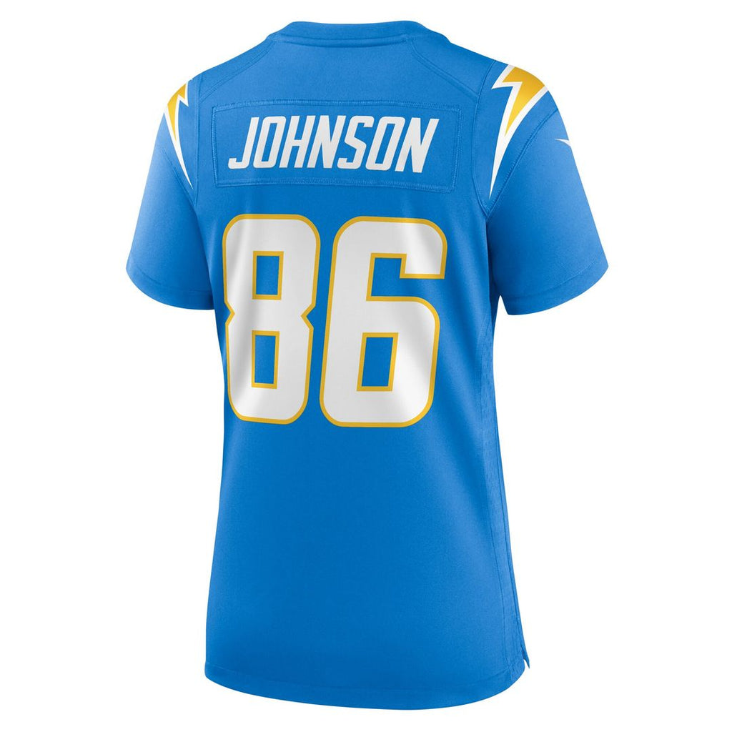 Cornelius Johnson Los Angeles Chargers Nike Women's  Game Official Jersey -  Powder Blue