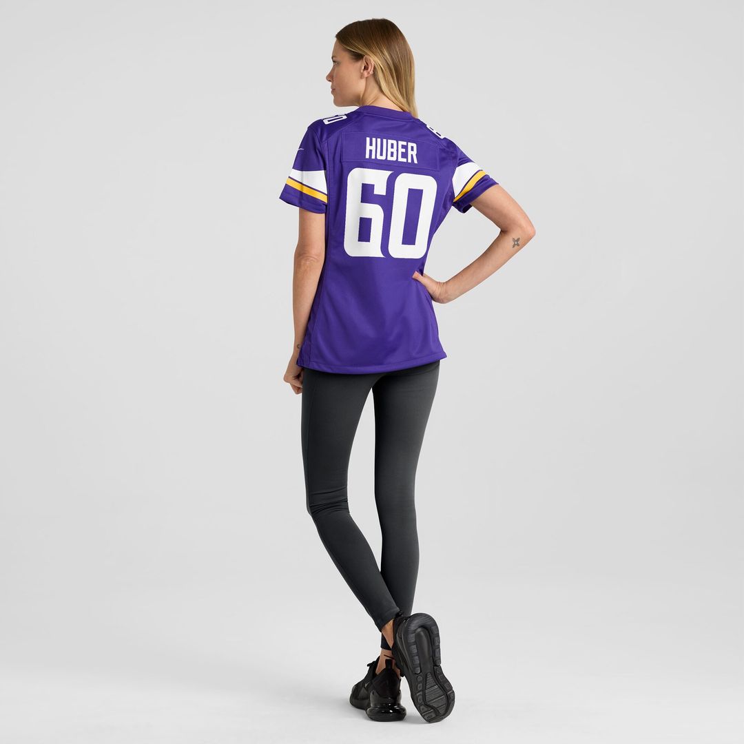 Joe Huber Minnesota Vikings Nike Women's Team Game Jersey - Purple