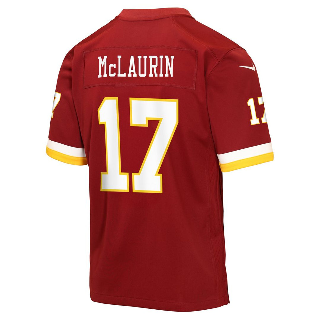 Terry McLaurin Washington Commanders Nike Youth Game Official Jersey - Burgundy