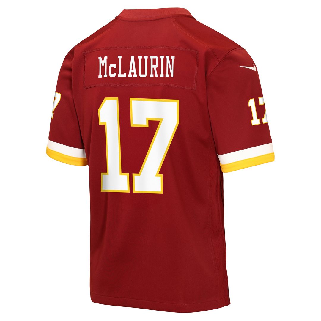 Terry McLaurin Washington Commanders Nike Youth Game Official Jersey - Burgundy