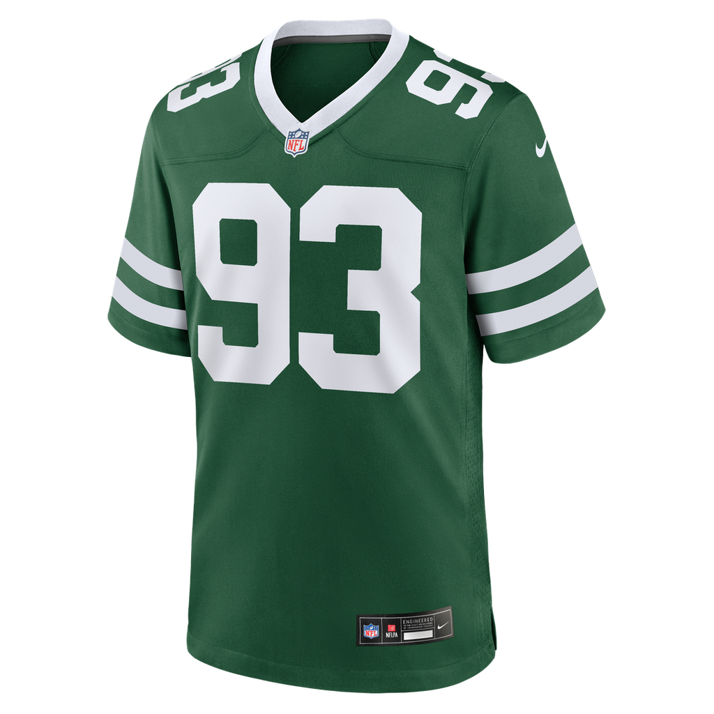 Takk McKinley New York Jets Nike Team Game Official Jersey - Legacy Green