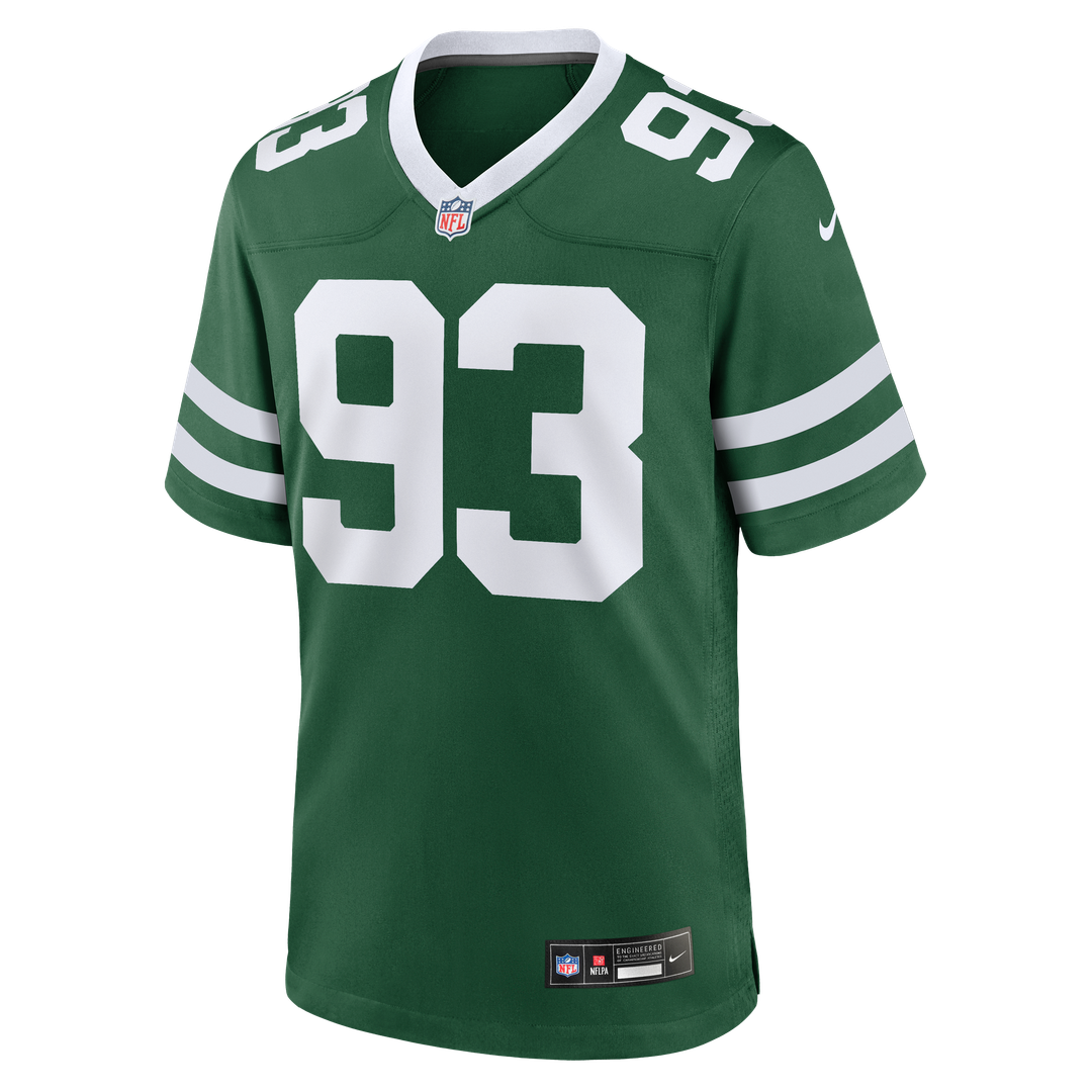 Takk McKinley New York Jets Nike Team Game Official Jersey - Legacy Green