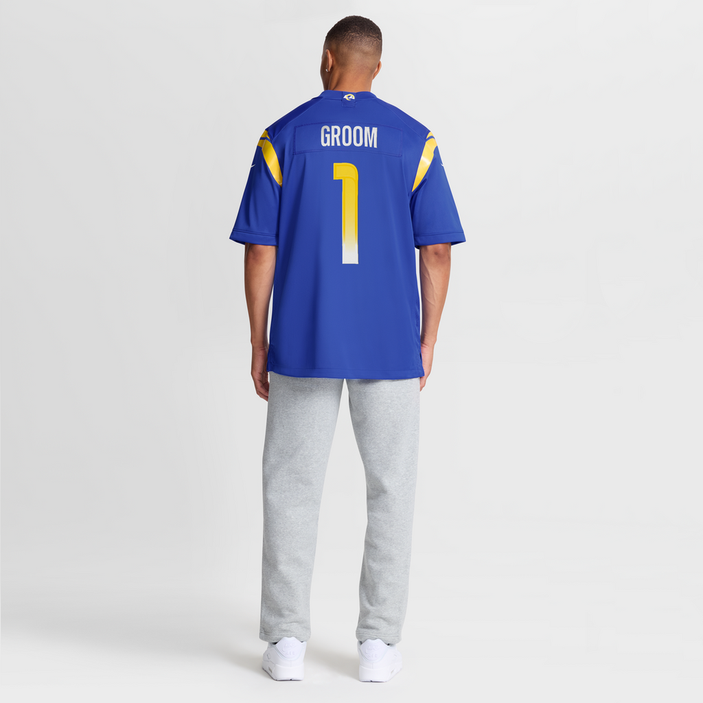 Number 1 Groom Los Angeles Rams Nike Game Official Jersey - Royal