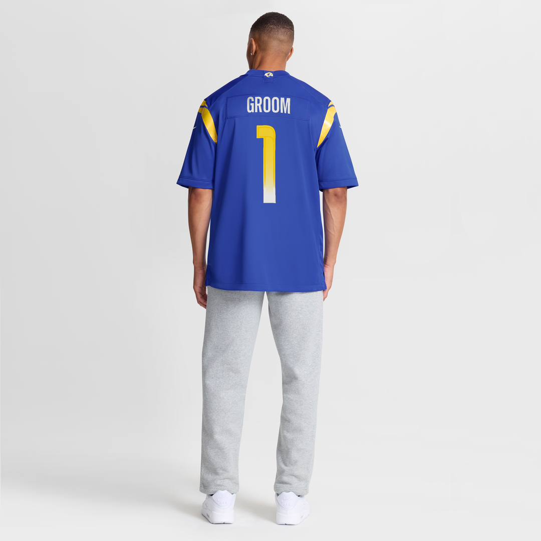 Number 1 Groom Los Angeles Rams Nike Game Official Jersey - Royal