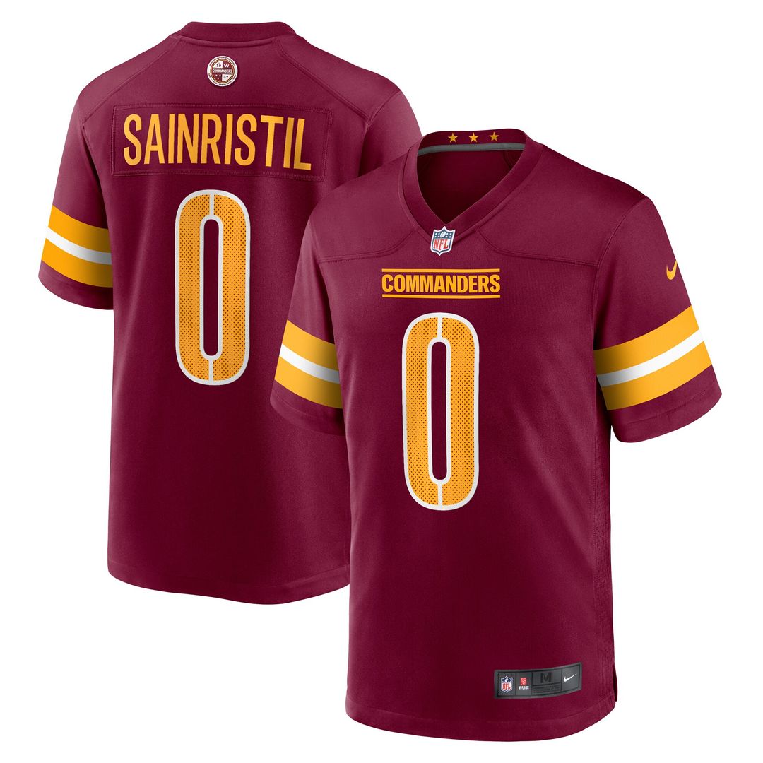 Mike Sainristil Washington Commanders Nike Game Jersey - Burgundy