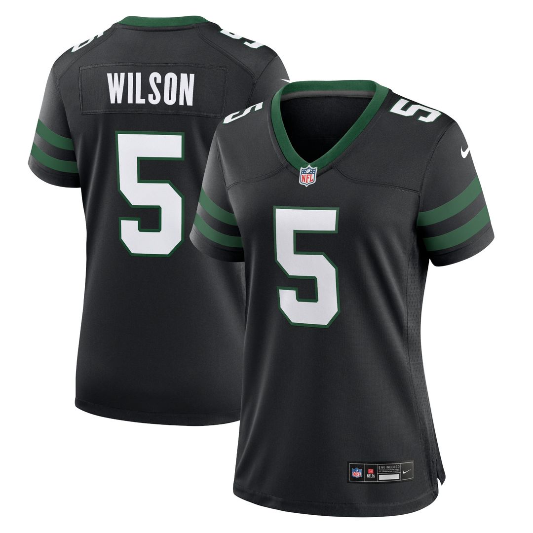 Garrett Wilson New York Jets Nike Women's Game Official Jersey - Legacy White