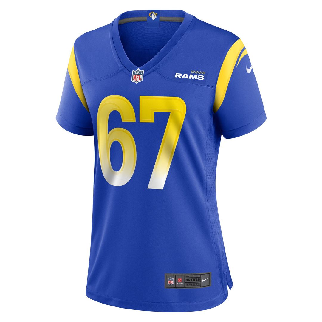 Justin Dedich Los Angeles Rams Nike Women's Game Official Jersey -  Royal