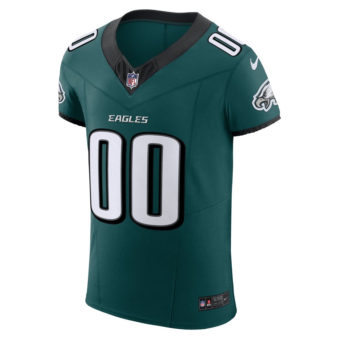 Philadelphia Eagles Nike Team Vapor F.U.S.E. Elite Custom Jersey - Midnight Green