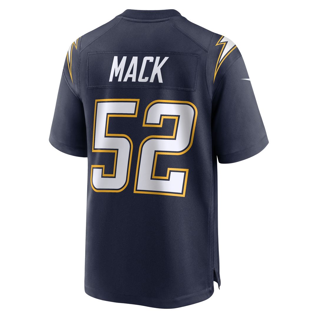 Khalil Mack Los Angeles Chargers Nike Alternate Super Chargers Game Player Official Jersey - Navy