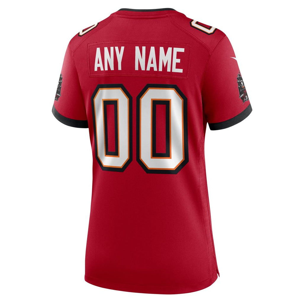 Nike Tampa Bay Buccaneers Women's Custom Game Official Jersey - Red