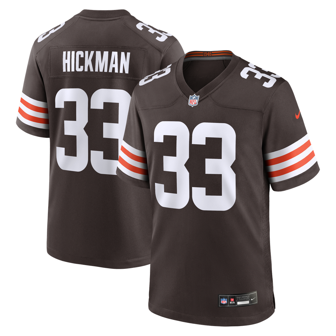 Ronnie Hickman Cleveland Browns Nike Team Game Official Jersey -  Brown