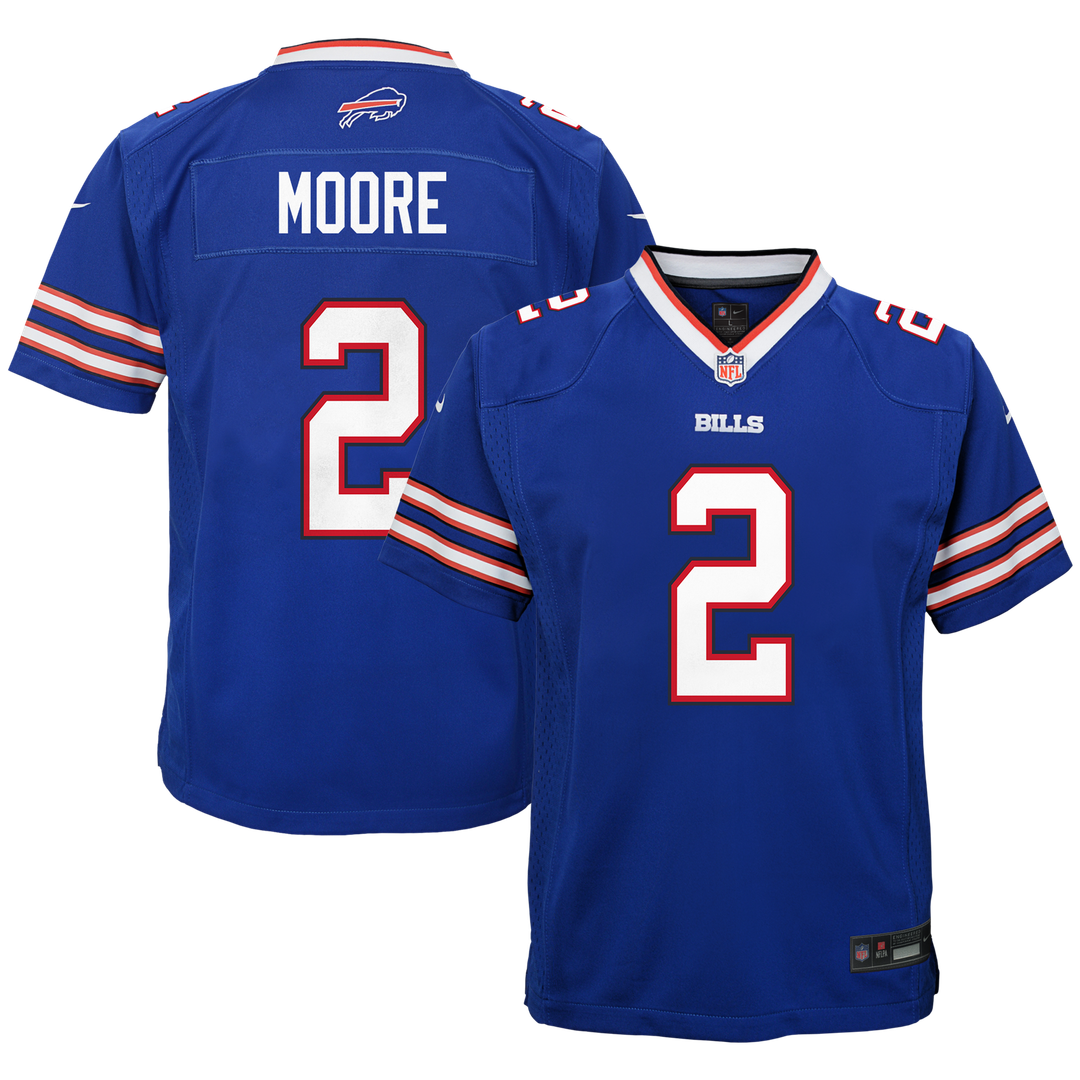 D.J. Moore Buffalo Bills Nike Youth Game Official Jersey - Blue